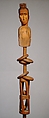 Pipe Tamper with rattling elements, Wood, Native American (Northern Plains)